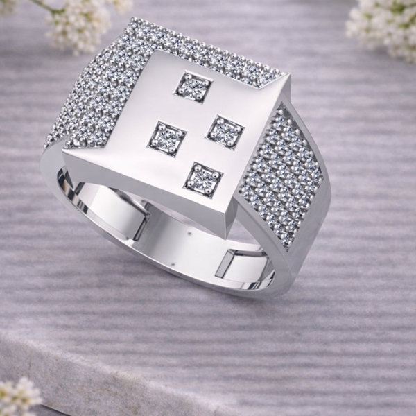 Silver Men's Rings 4