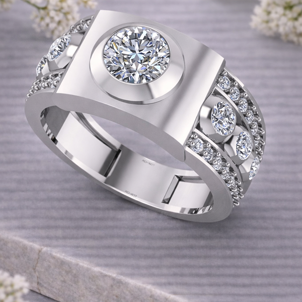 Silver Men's Rings 13