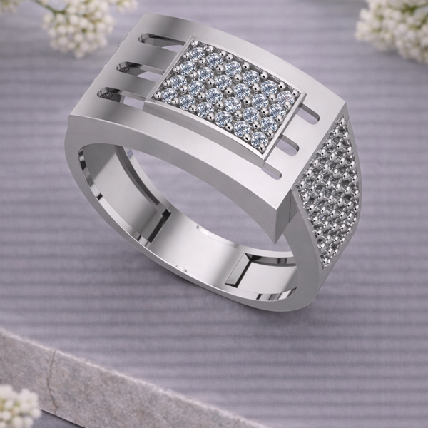 Silver Men's Rings 10