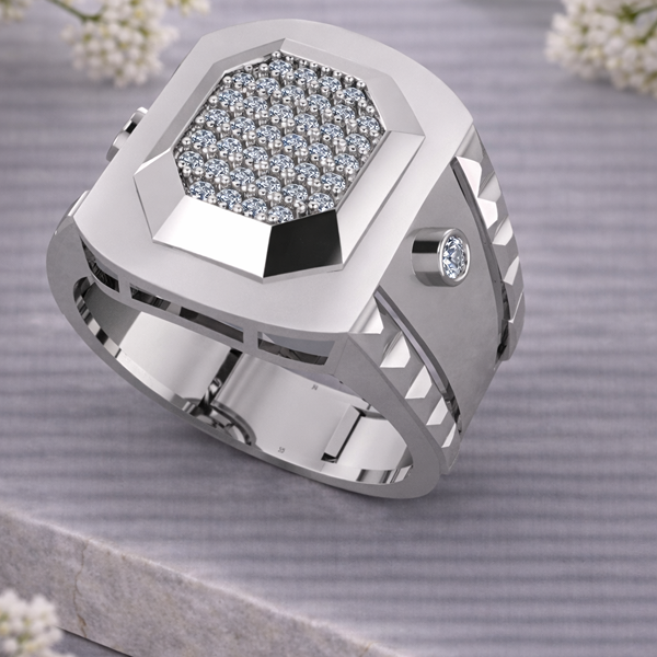 Silver Men's Rings 1