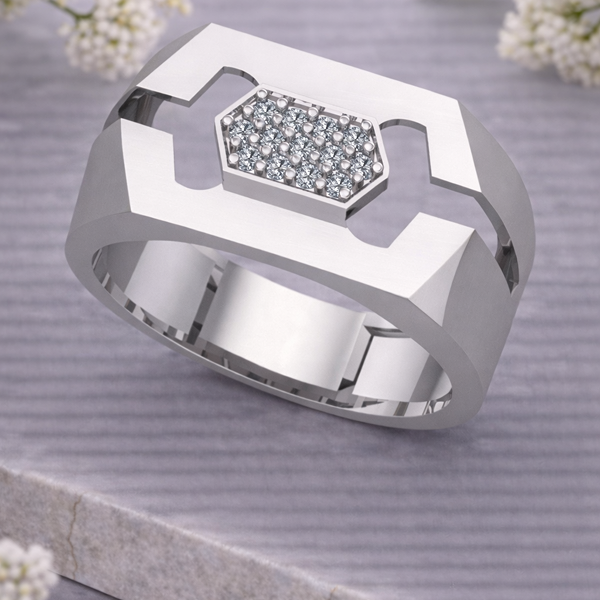 Silver Men's Rings 6